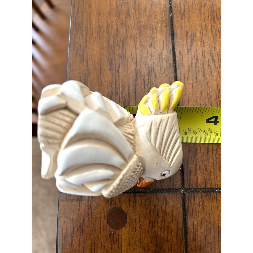 Artesania Rinconada Ceramic Cockatoo Figurine Hand-Painted Collectible Decor - Picture 11 of 11